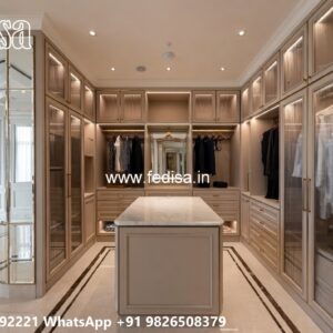 Elegant Wardrobe Design with Antique Inspiration No-10681