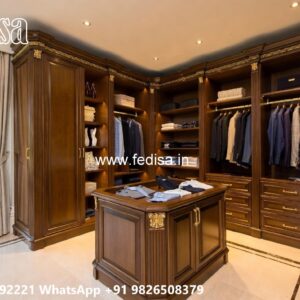Traditional Wardrobe Design with Rich Craftsmanship No-10685