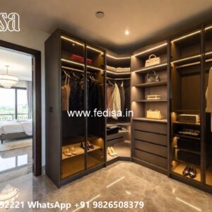Vintage Wardrobe Design with Decorative Features No-10688