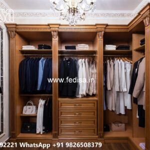 Elegant Bedroom Wardrobe with Rich Finish No-10692