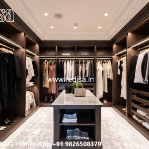 Royal Closet Design with Decorative Details No-10694