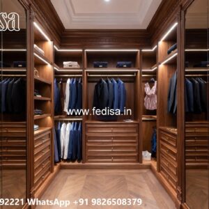 Vintage Wooden Closet with Luxury Touch No-10698