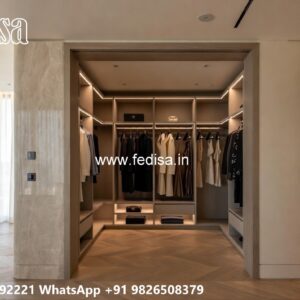 Premium Wooden Wardrobe with Artistic Details No-10708