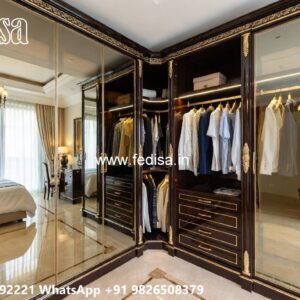 Vintage Luxury Wardrobe with Artistic Touch No-10716