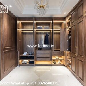 Elegant Wooden Wardrobe with Timeless Charm No-10717