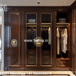 Luxury Wooden Wardrobe with Classic Details No-10727
