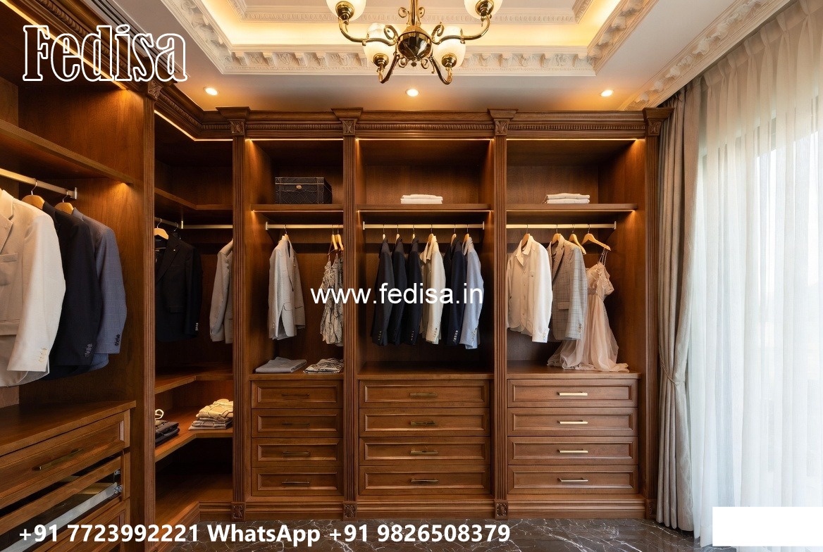 Classic Closet Design with Elegant Details No-10750