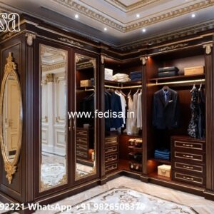 Vintage Bedroom Closet with Luxury Finish No-10751