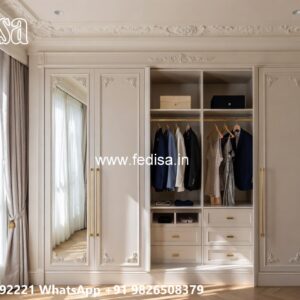 Traditional Closet Design with Artistic Beauty No-10779