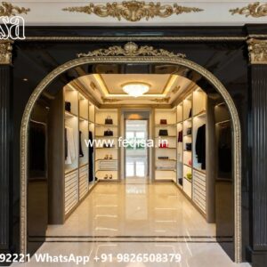 Luxury Classic Closet with Rich Wooden Texture No-10783