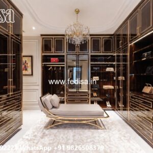 Beautiful Wardrobe Design with Mirror Finish No-10801