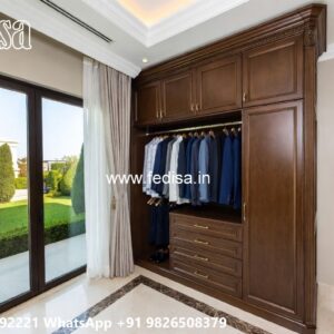 Stunning Wardrobe Design with Decorative Panels No-10814
