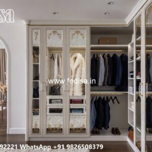Modern Wardrobe Design with Hidden Storage No-10829