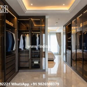 Contemporary Wooden Wardrobe Design Concepts No-10845