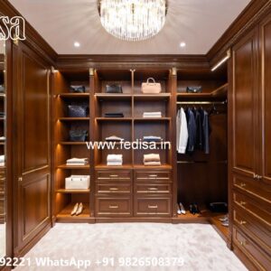 Wardrobe Design with Stylish Handle Details No-10854